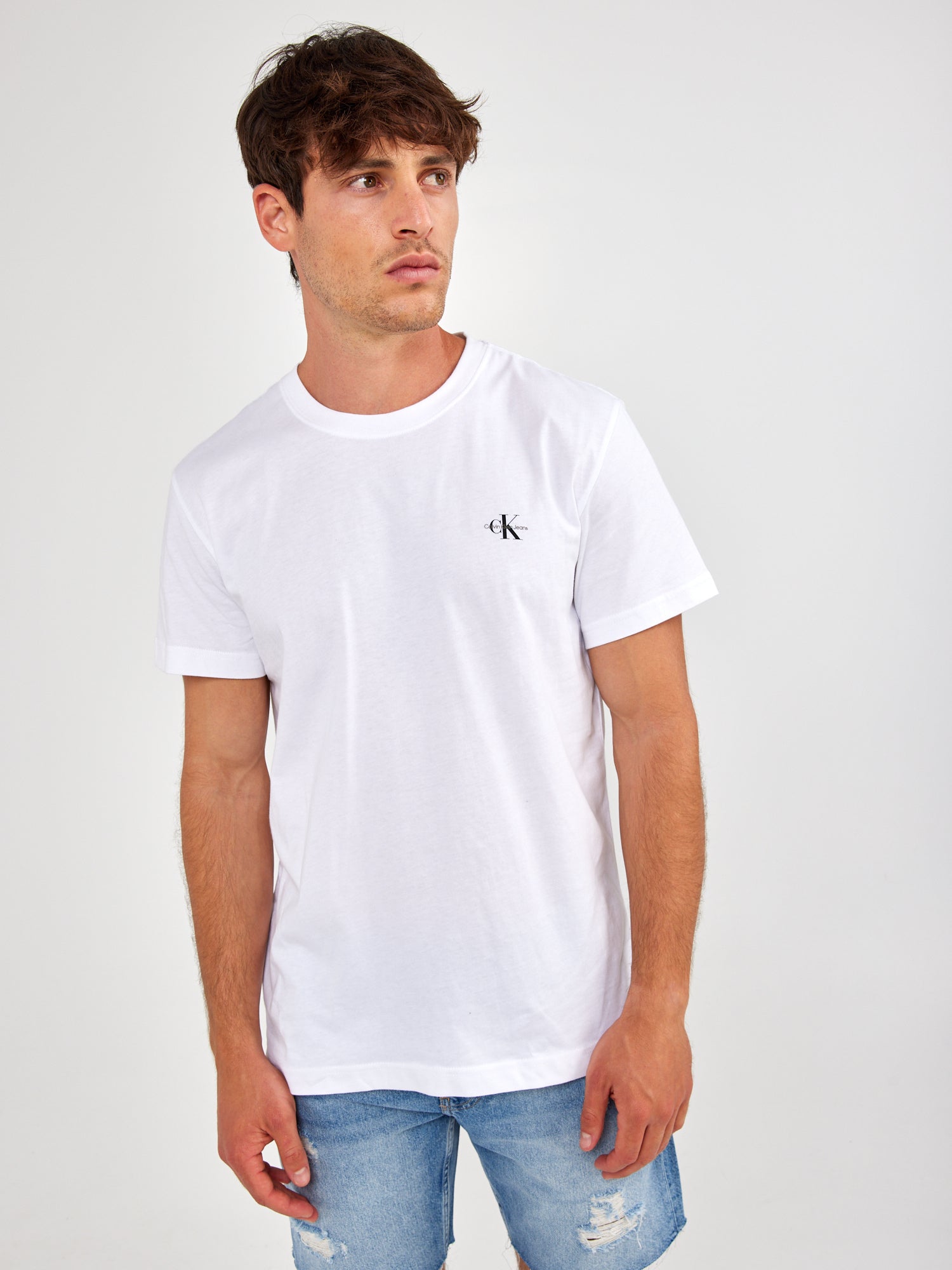 מארז זוג חולצות עם הדפס לוגו- Ck|קלווין קליין