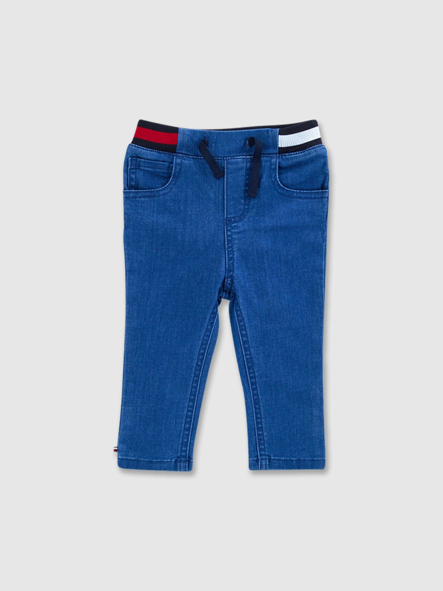 מכנסי ג'ינס ארוכים בגזרת סקיני/ יוניסקס תינוקות- Tommy Hilfiger|טומי הילפיגר