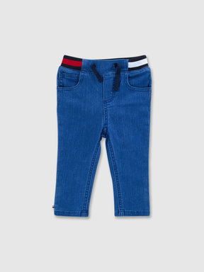 מכנסי ג'ינס ארוכים בגזרת סקיני/ יוניסקס תינוקות