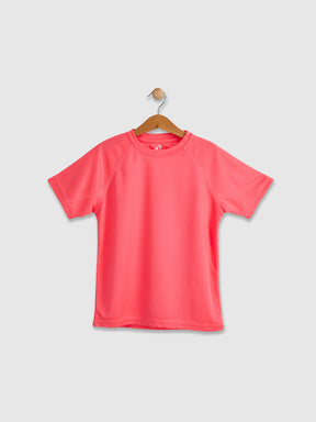 חולצת DRI-FIT קצרה צווארון עגול / ילדים ונערים