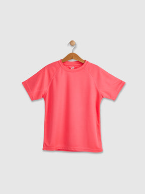 חולצת DRI-FIT קצרה צווארון עגול / נוער