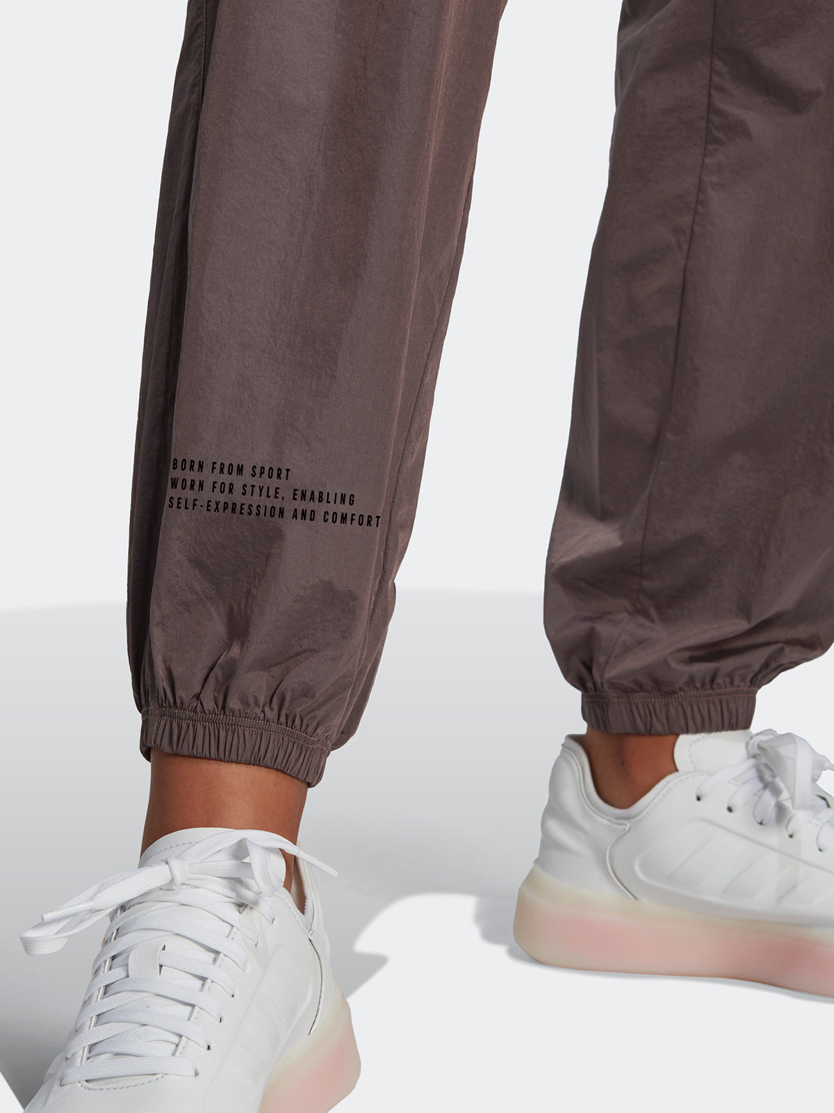 מכנסי ניילון עם לוגו- adidas performance|אדידס פרפורמנס