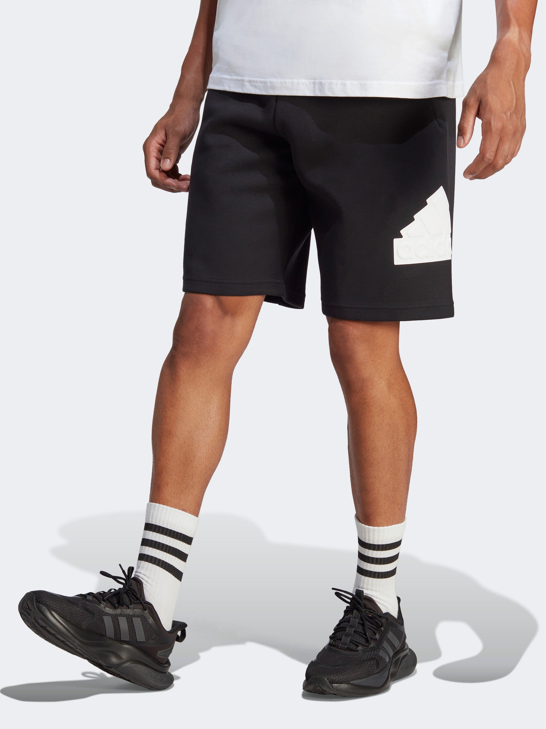 מכנסיים קצרים עם הדפס לוגו המותג- adidas performance|אדידס פרפורמנס