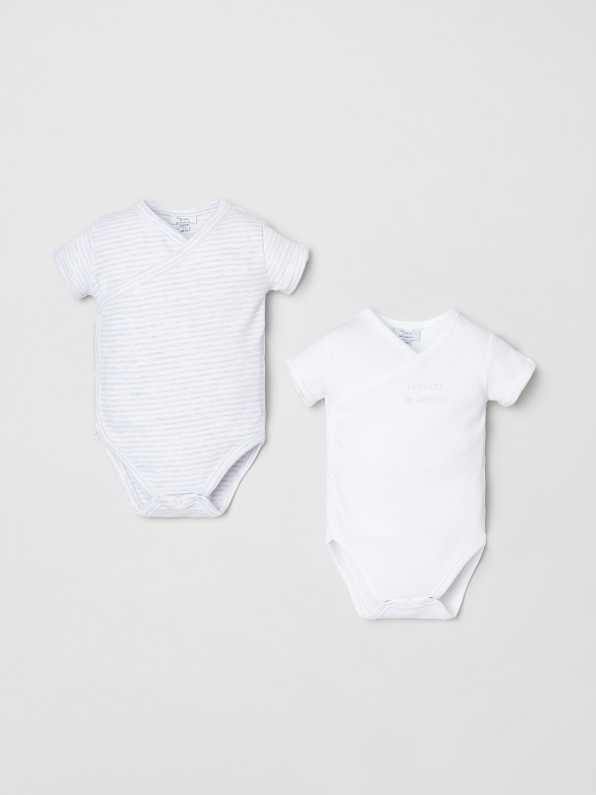 מארז 2 בגדי גוף בייסיק קצרים / תינוקות- OVS|או. וי. אס