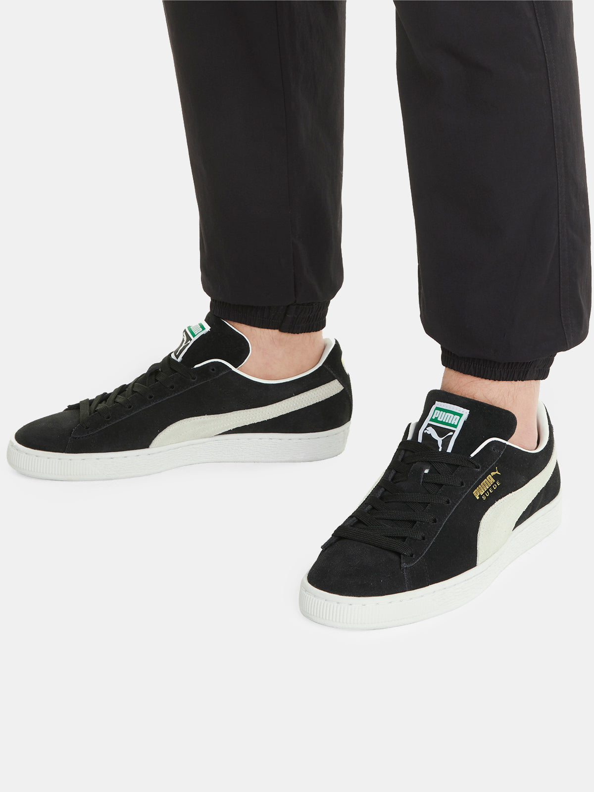 נעלי סניקרס נמוכות בשילוב לוגו / יוניסקס- Puma|פומה