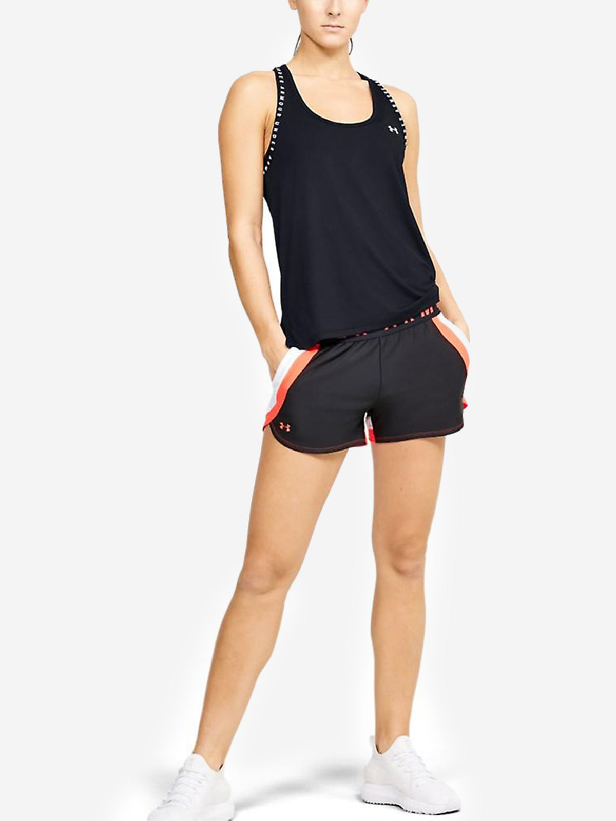 גופיית אימון עם לוגו/ נשים- under armour|אנדר ארמור