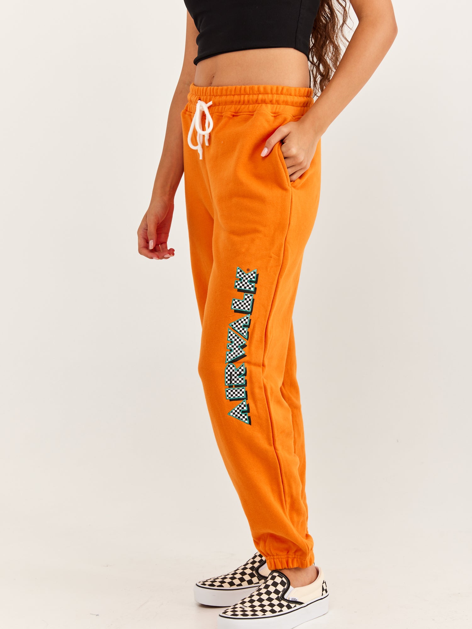 מכנסי פרנץ' טרי עם לוגו Airwalk- FOREVER 21|פוראבר 21