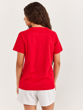 חולצת DRI-FIT קצרה צווארון עגול /ילדים יוניסקס